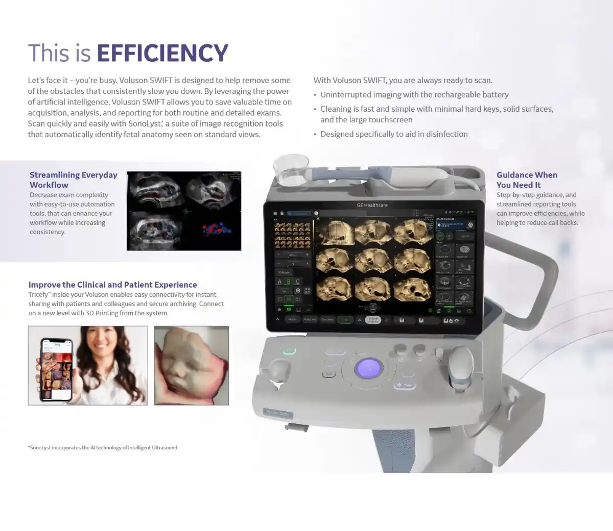 Uterine Trace 3D imaging feature